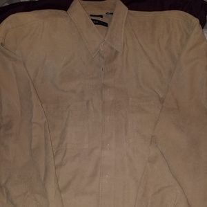 Perry Ellis Suede Shirt